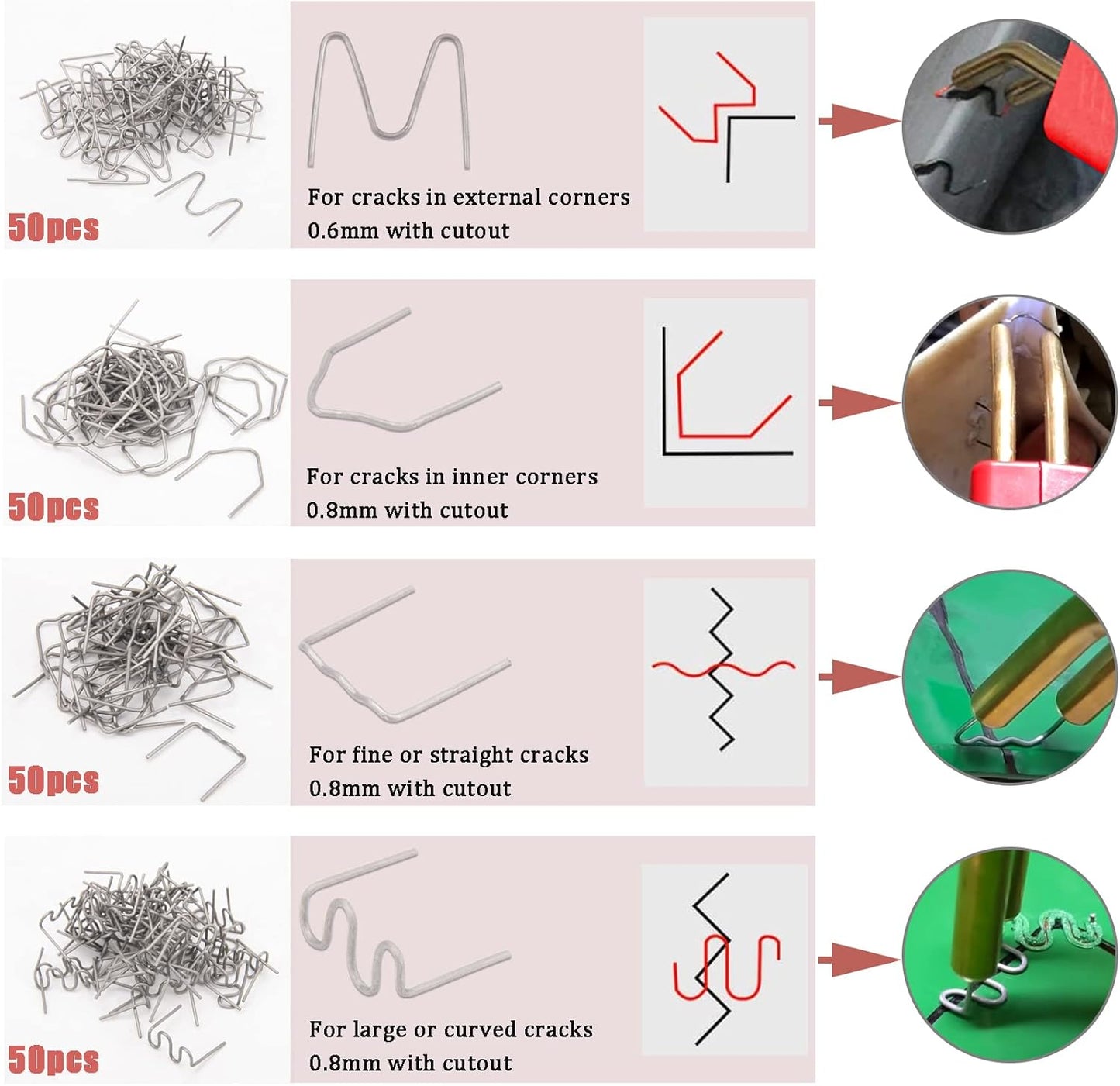პლასტმასის შესადუღებელი ცხელი სტეპლერი 200 ტყვიით EDON