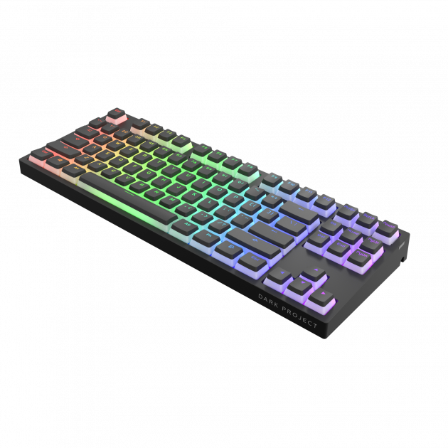 Dark Project - One KD87A Keyboard Pudding Gateron Optical 2.0 Red EU