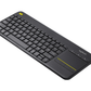 LOGITECH K400 Plus Wireless Touch Keyboard - BLACK