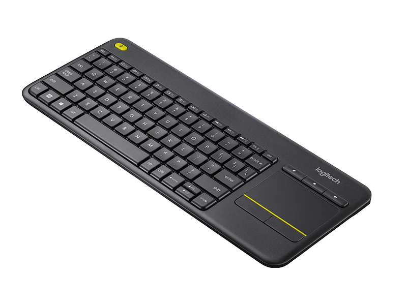 LOGITECH K400 Plus Wireless Touch Keyboard - BLACK