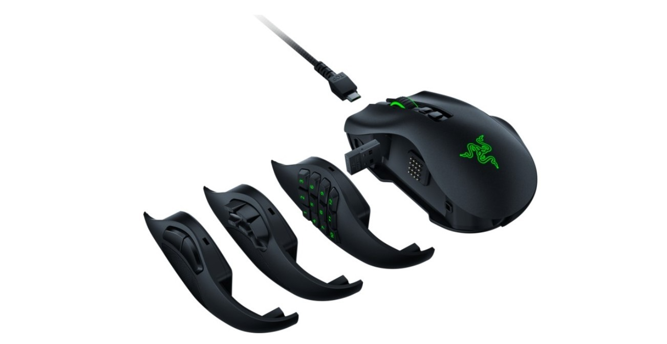 Razer Naga Pro Wireless Gaming Mouse (RZ01-03420100-R3G1) - Black