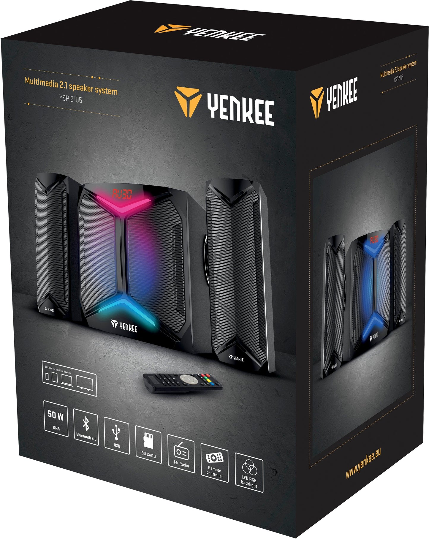 Yenkee YSP 2105 Multimedia 2.1 Speaker System