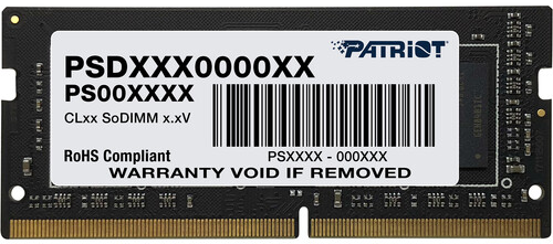 Patriot 4GB DDR4 2400MHz SO-DIMM (PSD44G240081S)