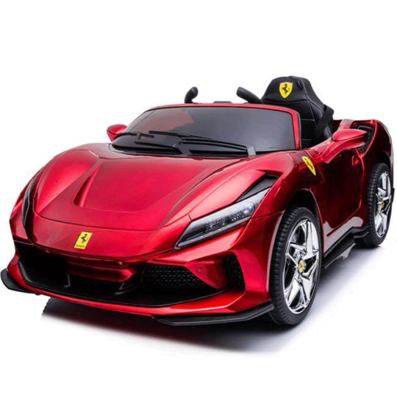 ბავშვის ელექტრო მანქანა FERRARI F8-R ტყავის სავარძლით - ბიგმარტი