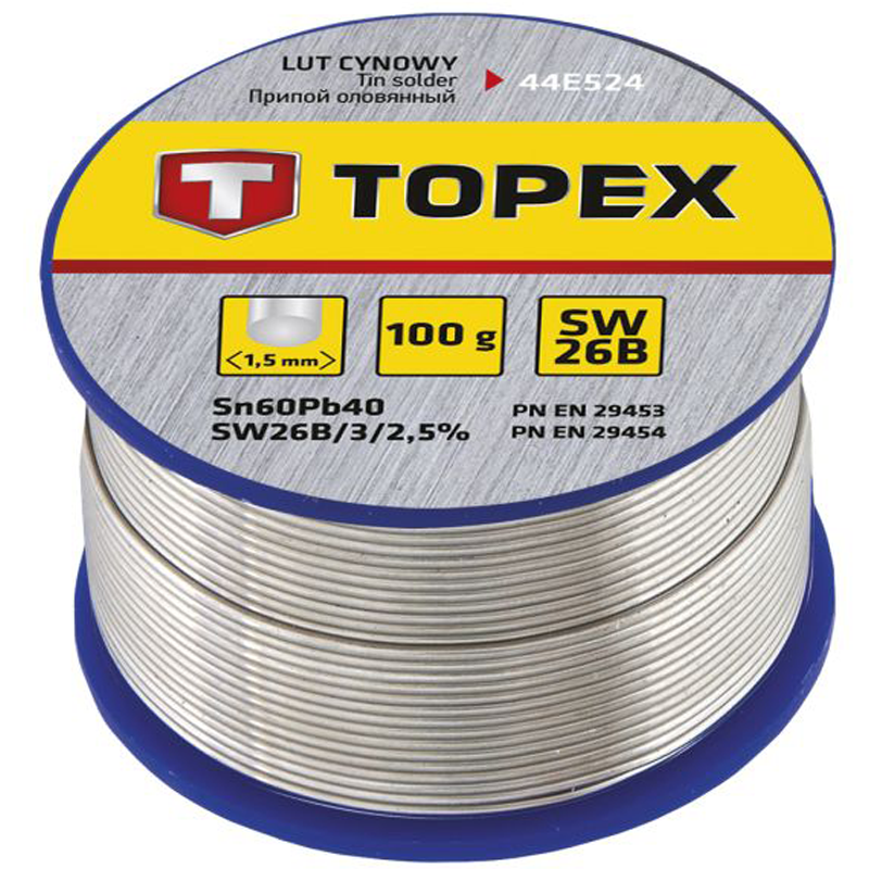 შედუღების მავრთული TOPEX 44E524 (60%, 1.5MM)