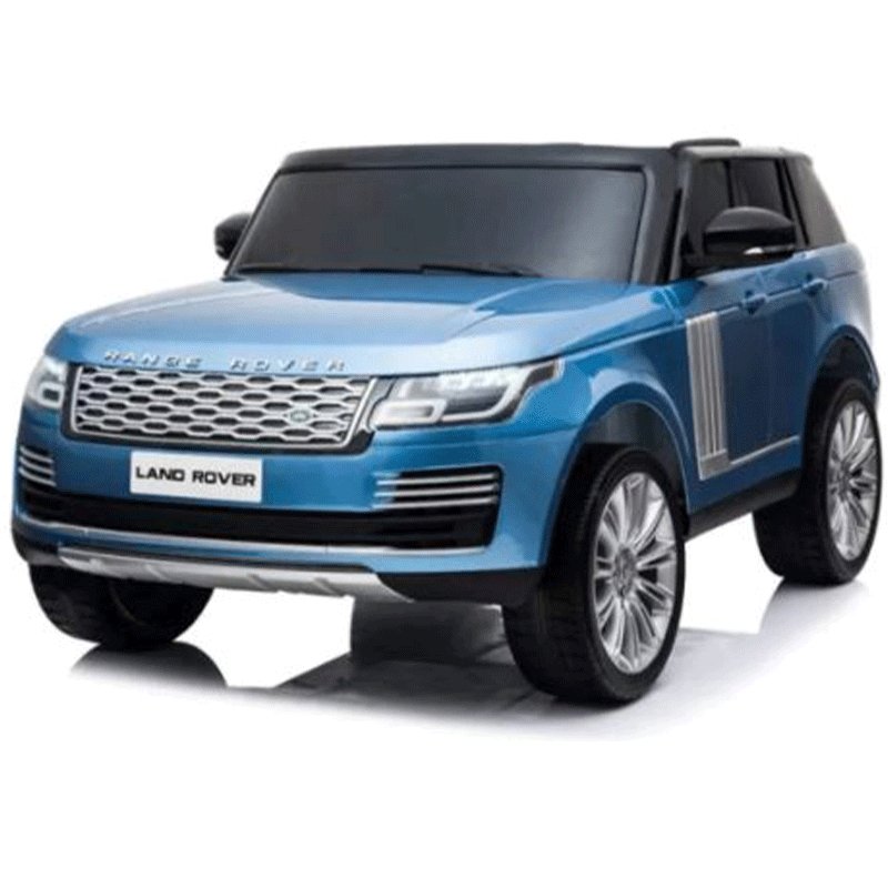 ბავშვის ელექტრო მანქანა RANGE ROVER-2/BLU ტყავის სავარძლით - ბიგმარტი