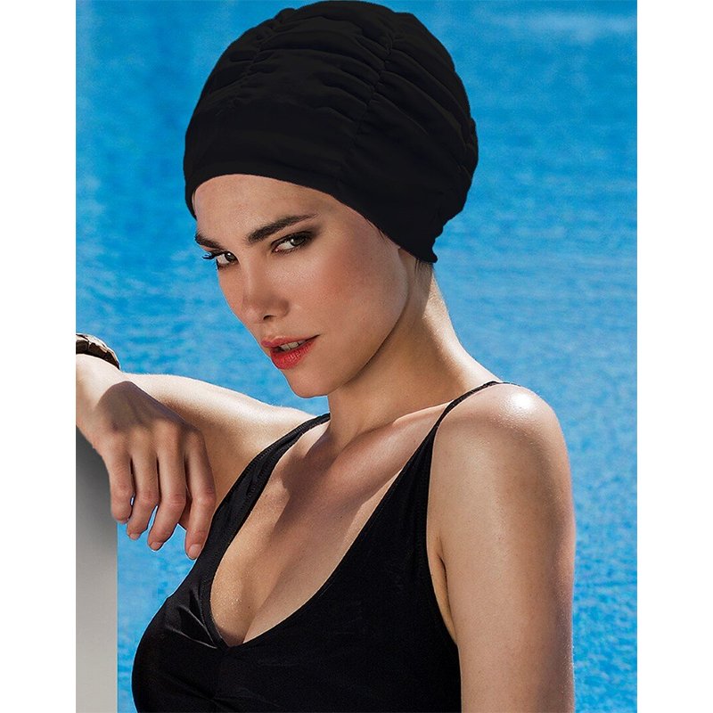 საცურაო ქუდი FASHY FABRIC 645FA340102 BLACK