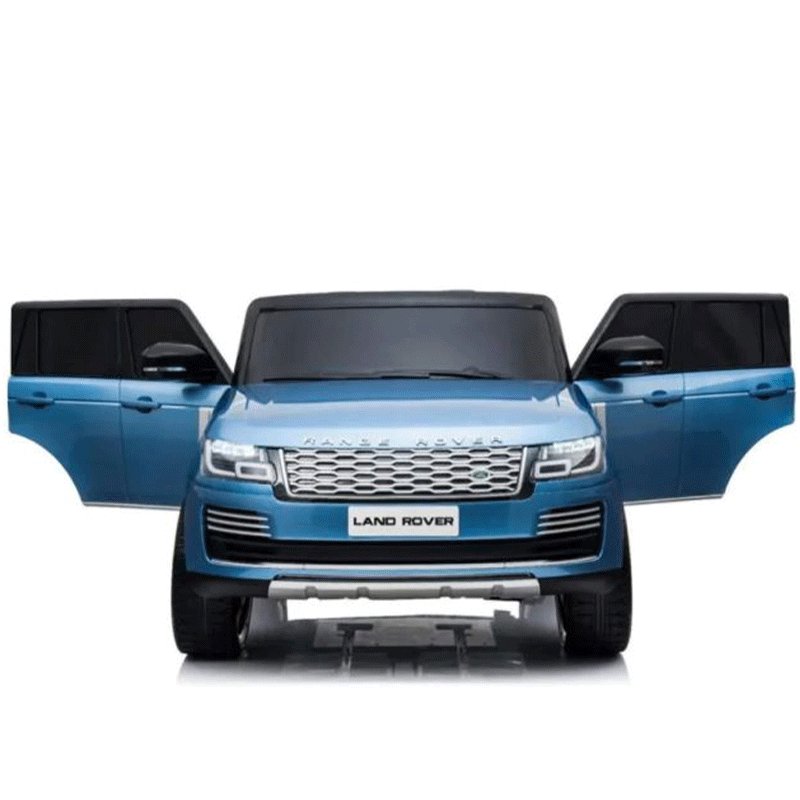 ბავშვის ელექტრო მანქანა RANGE ROVER-2/BLU ტყავის სავარძლით - ბიგმარტი