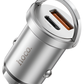 Hoco NZ10 Handy PD45W + QC3.0 Dual Port Car Charger - Silver