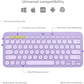 Logitech K380 Wireless Keyboard - Lavender lemonade (L920-011166)