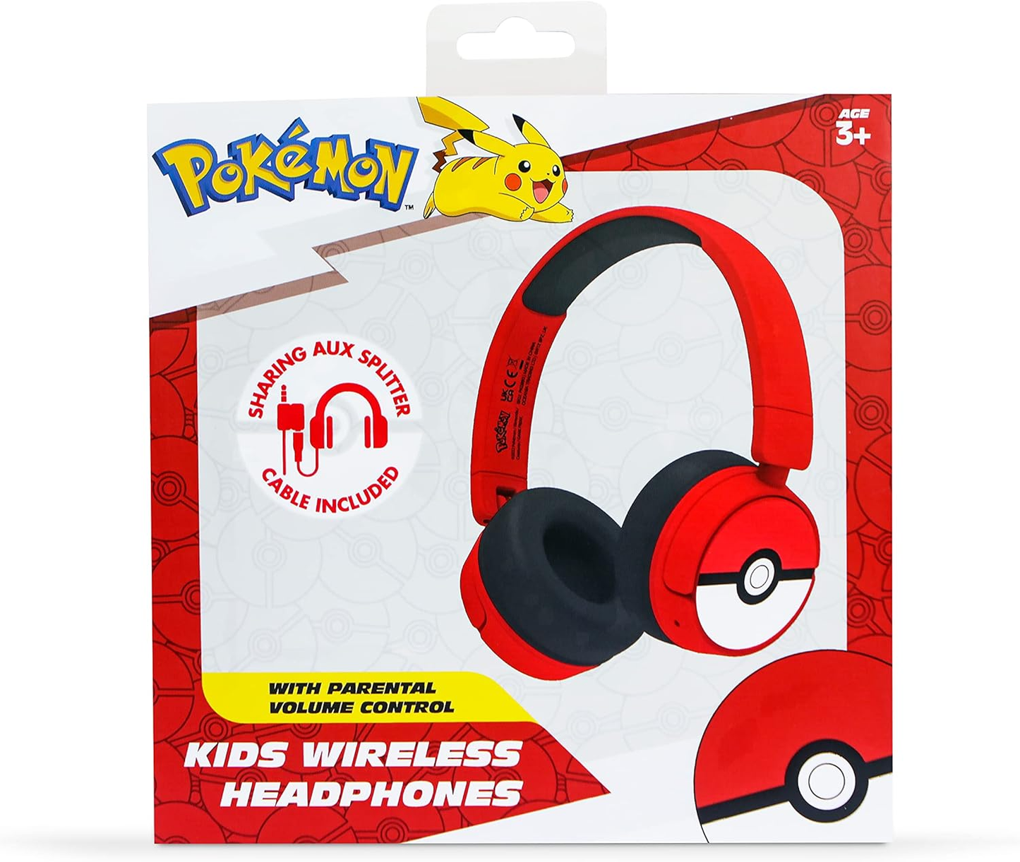 OTL Pokemon Poke Ball Kids Wireless Headphone