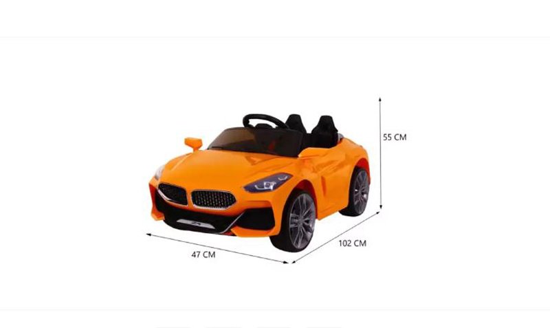 ბავშვის ელექტრო მანქანა BMW Z4 ORANGE - ბიგმარტი