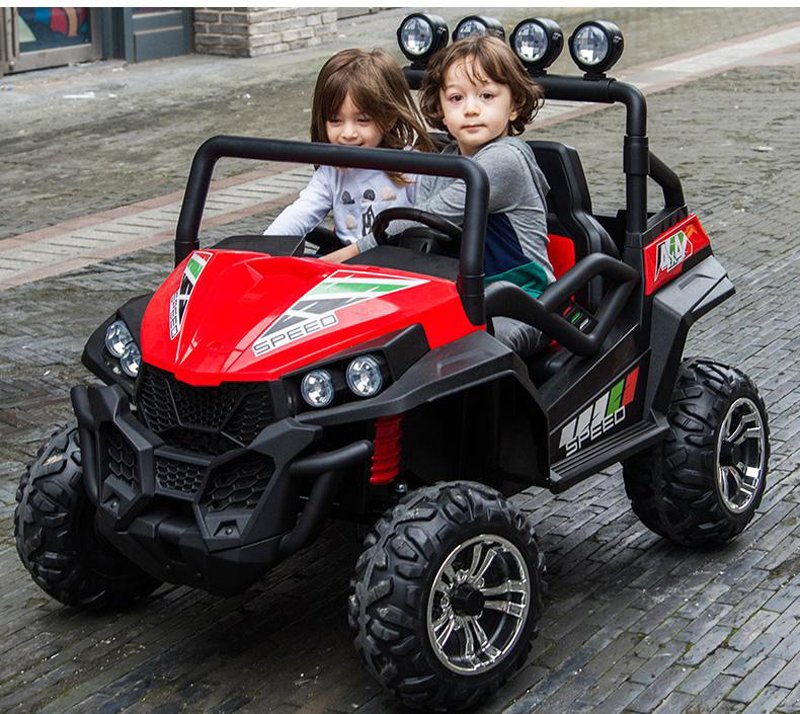 ბავშვის ელექტრო მანქანა S2588-1 BIG-R BIG BUGGY ტყავის სავარძლით - ბიგმარტი