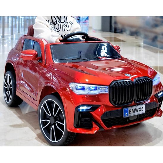 ბავშვის ელექტრო მანქანა BMW X8 WHITE - ბიგმარტი