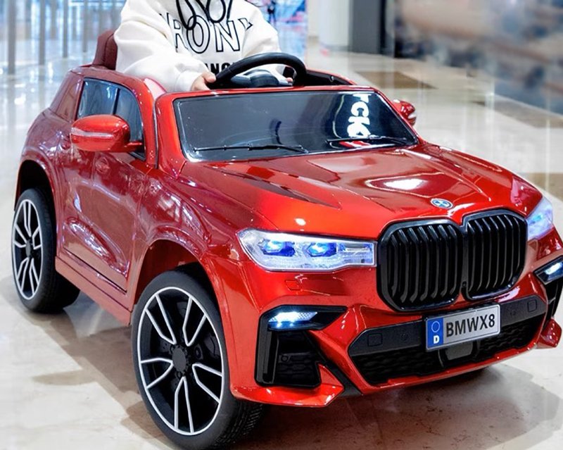 ბავშვის ელექტრო მანქანა BMW X8 RED - ბიგმარტი