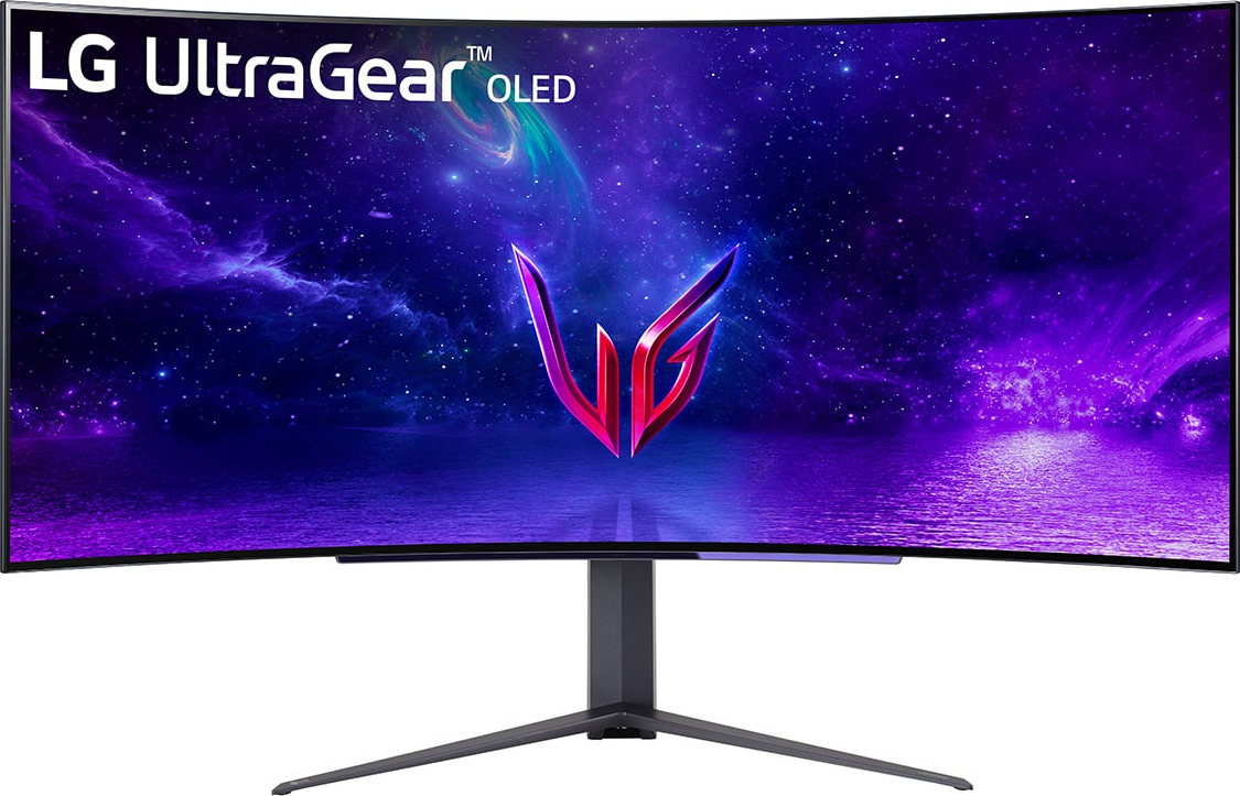 LG 45" 45GR95QE-B UltraGear OLED Curved Gaming Monitor