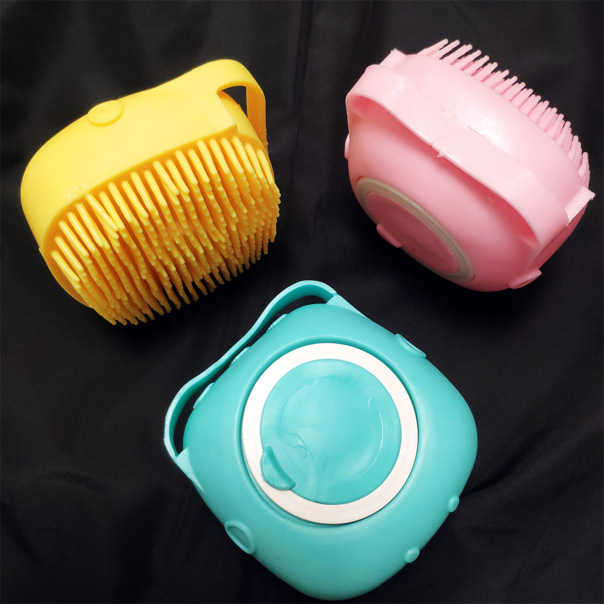 სილიკონის ჯაგრისი დისპენსერით