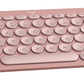 LOGITECH Pebble Keys 2 K380s - TONAL ROSE - US INT'L - BT - INTNL-973 - UNIVERSAL