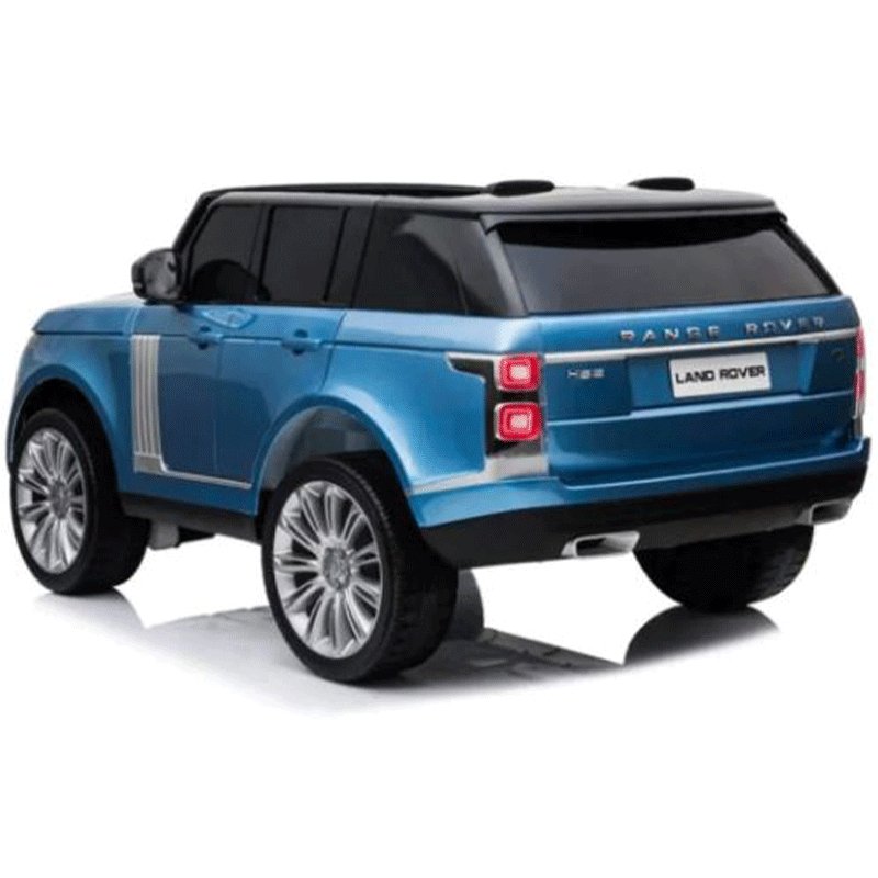 ბავშვის ელექტრო მანქანა RANGE ROVER-2/BLU ტყავის სავარძლით - ბიგმარტი