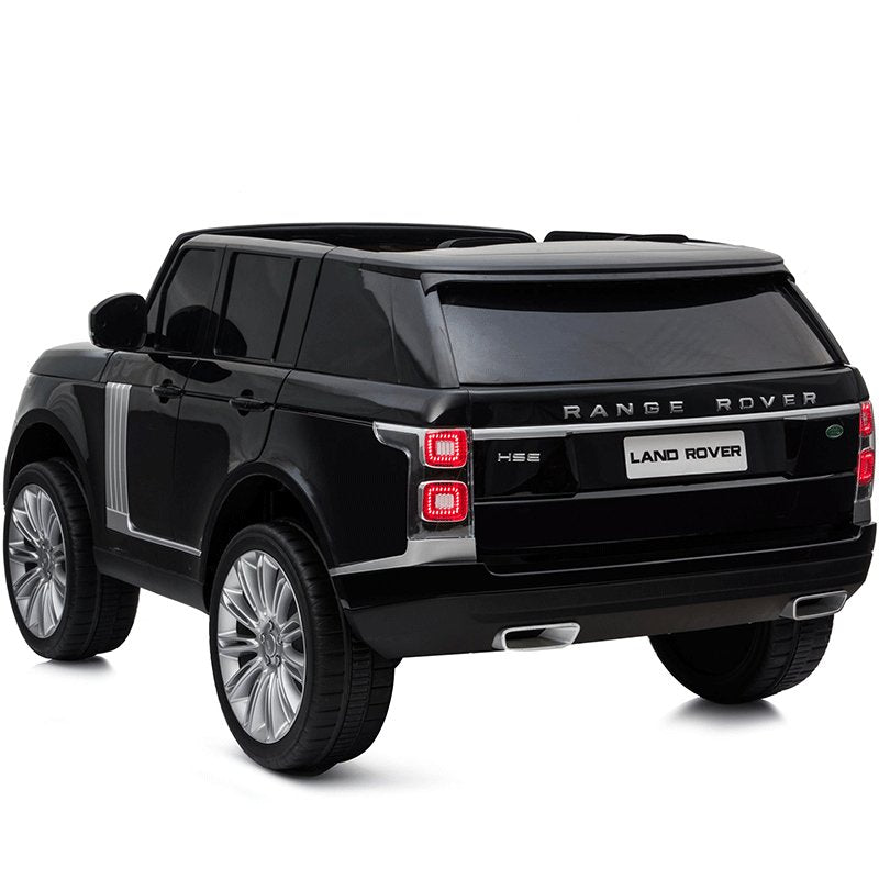 ბავშვის ელექტრო მანქანა RANGE ROVER-2/BLACK ტყავის სავარძლით - ბიგმარტი