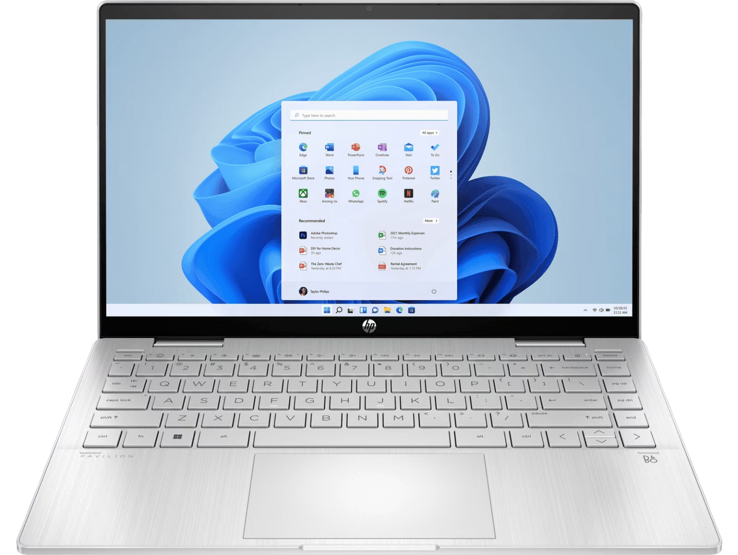 HP Pavilion x360 14" (84K35EA) - Natural Silver