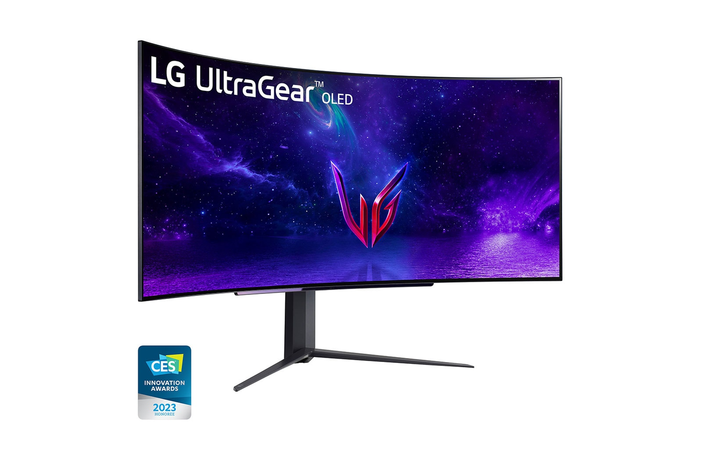 LG 45" 45GR95QE-B UltraGear OLED Curved Gaming Monitor