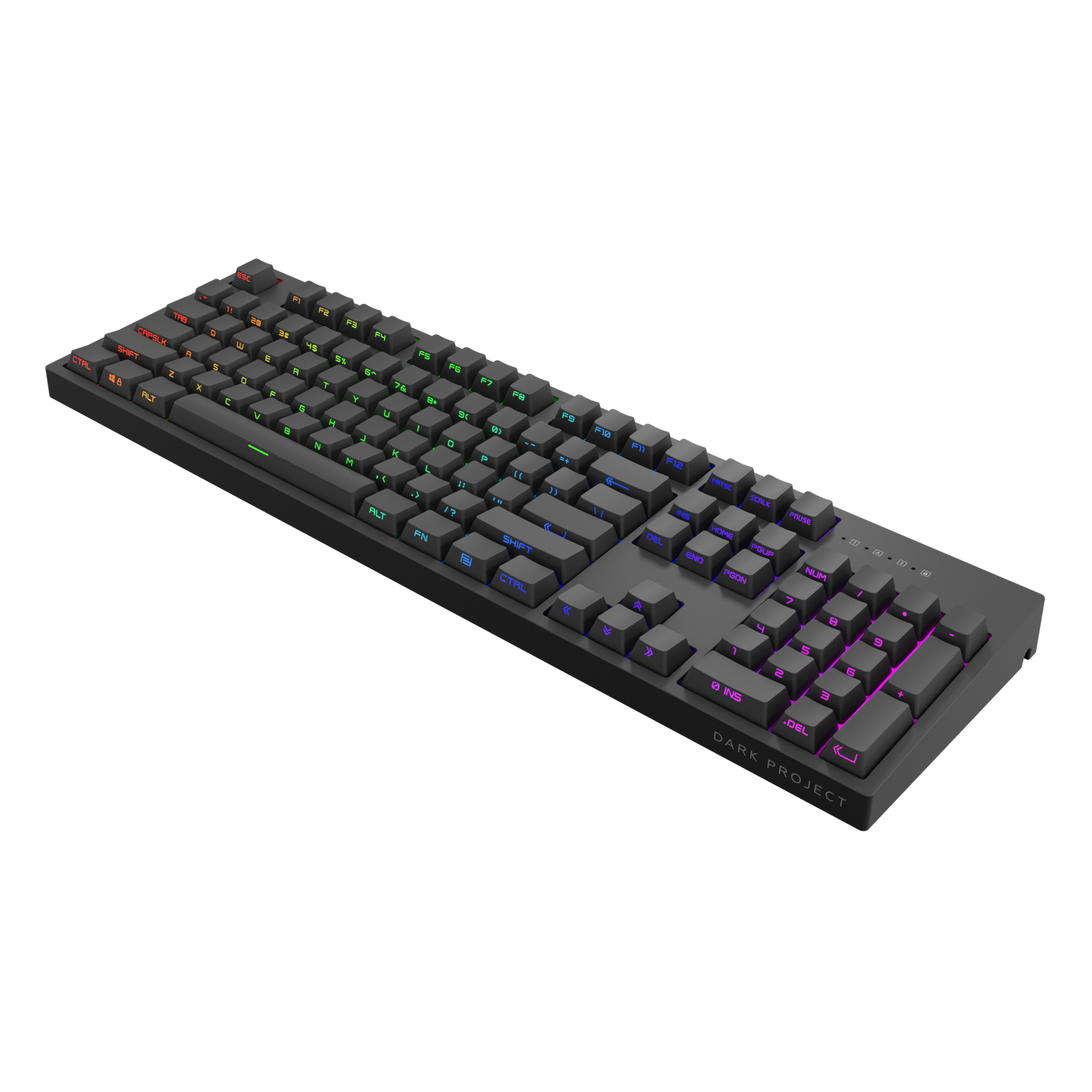 Dark Project - One KD PRO104A Keyboard ABS Gateron Optical Red EU