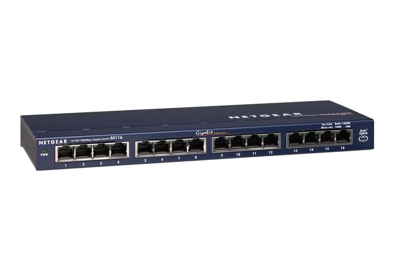 Netgear GS116 Gigabit 16-port Unmanaged Switch