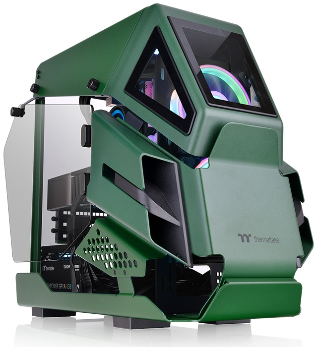 Thermaltake AH T200 Micro Chassis - Racing Green