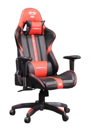 E-Blue EEC412BRAA-IA Gaming Cobra Chair - Black/Red