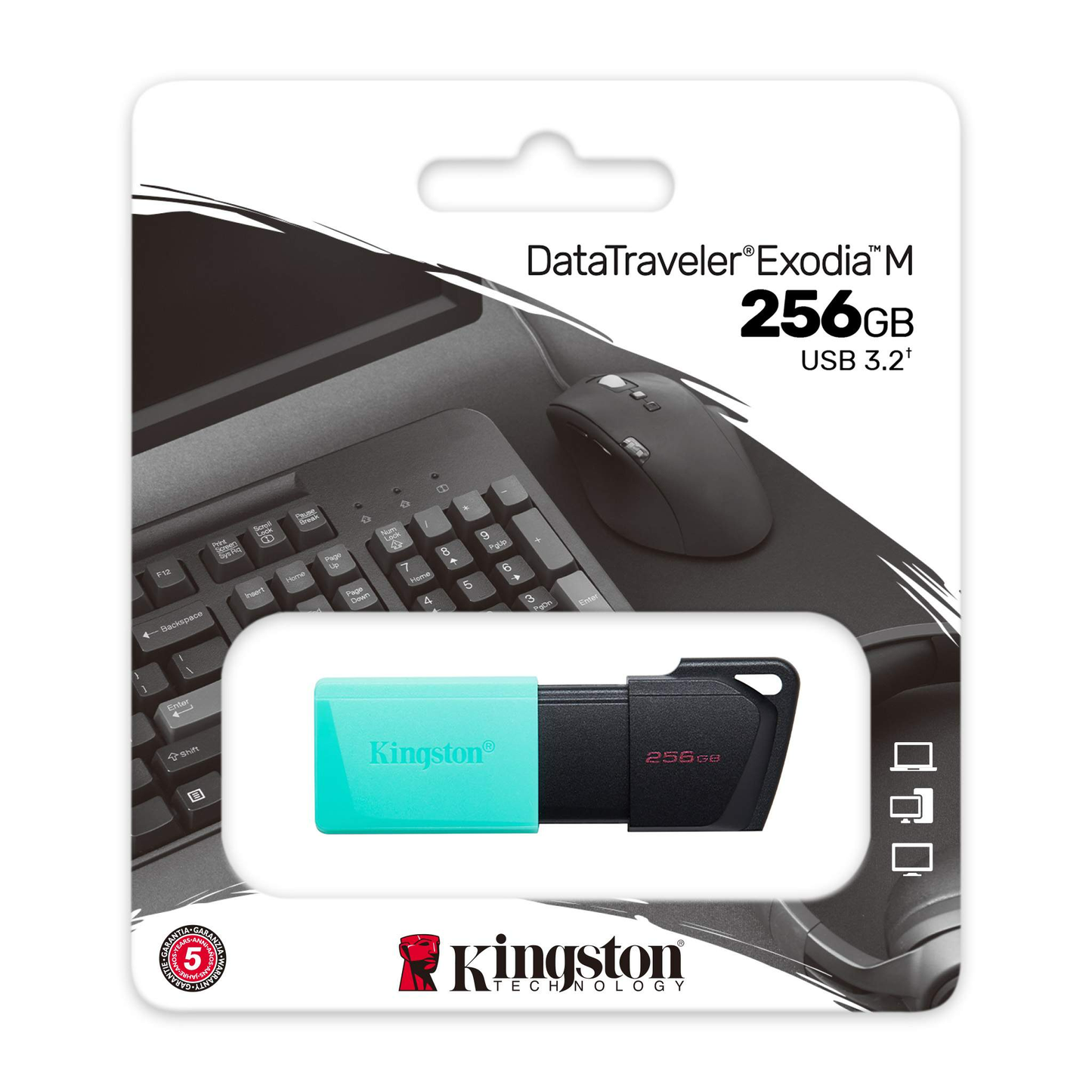 Kingston DTXM 256GB DataTraveler Exodia M USB 3.2 (DTXM/256GB)