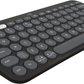 Logitech Pebble Keys 2 K380s Bluetooth Keyboard US - Graphite