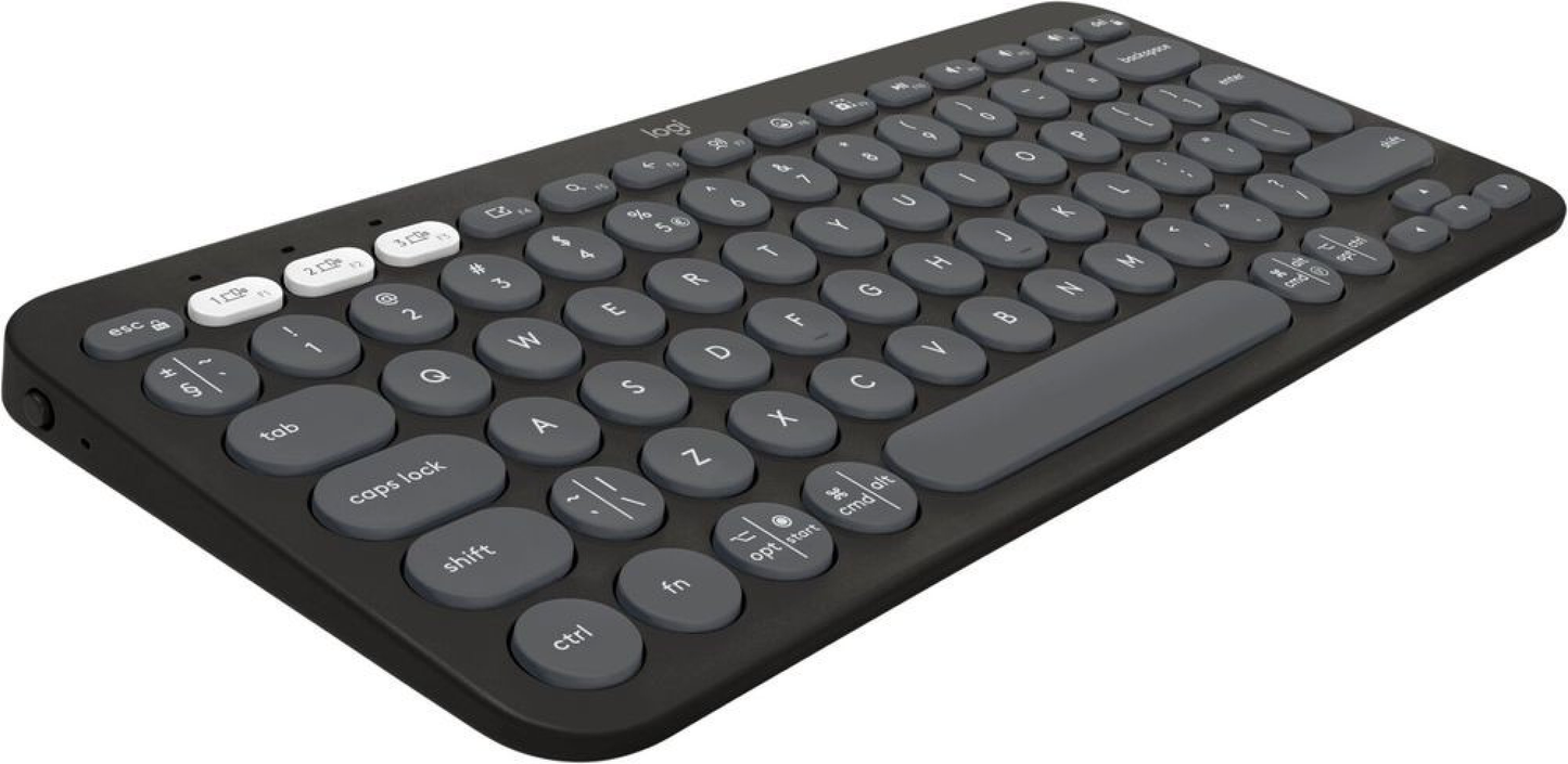 Logitech Pebble Keys 2 K380s Bluetooth Keyboard US - Graphite