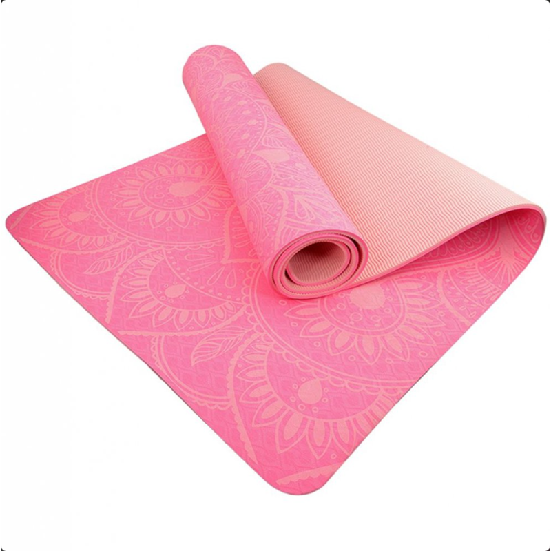 იოგას ხალიჩა LIFEFIT MANDALA DUO (183 X 58 CM) PINK