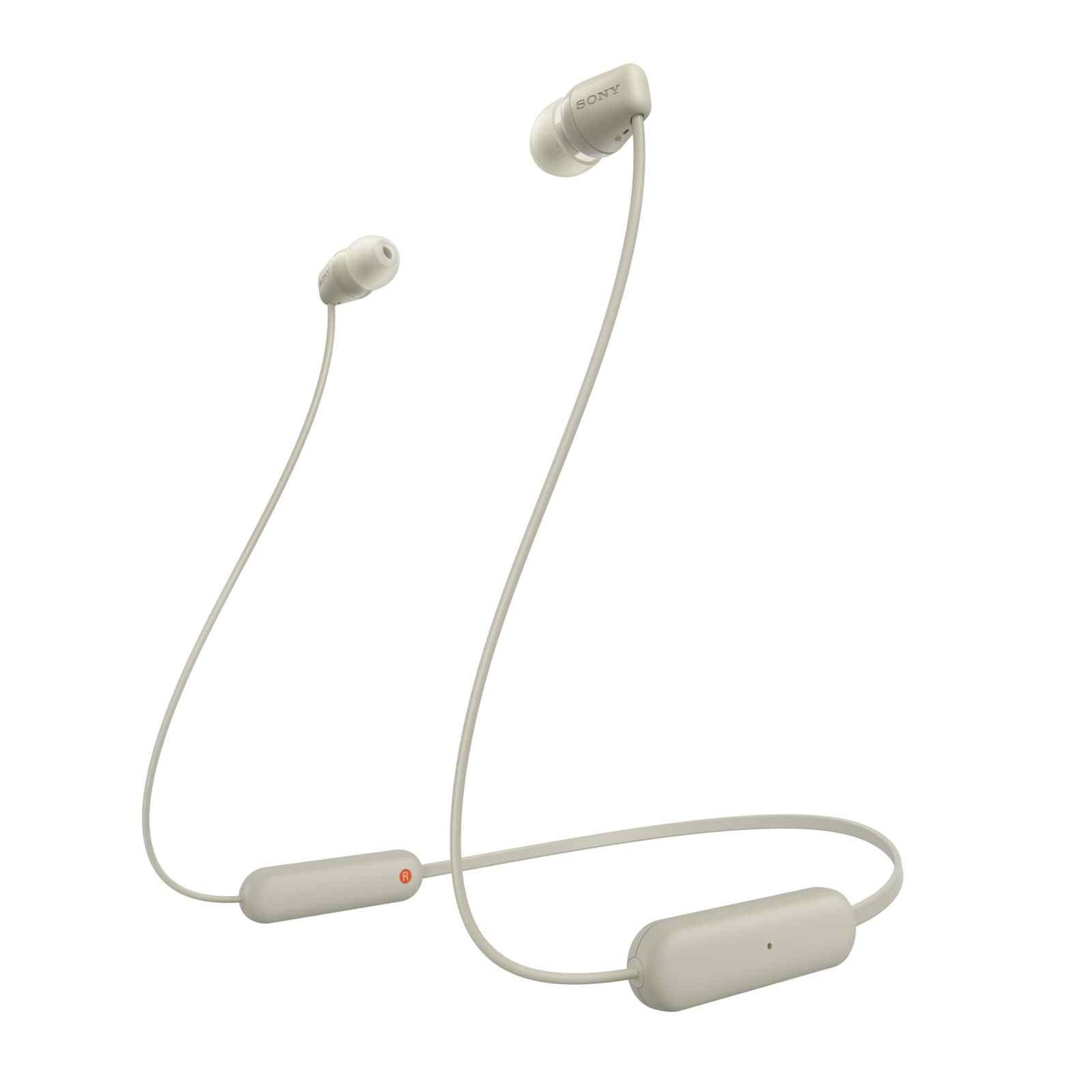 Sony WI-C100 Wireless In-ear Headphones - Beige