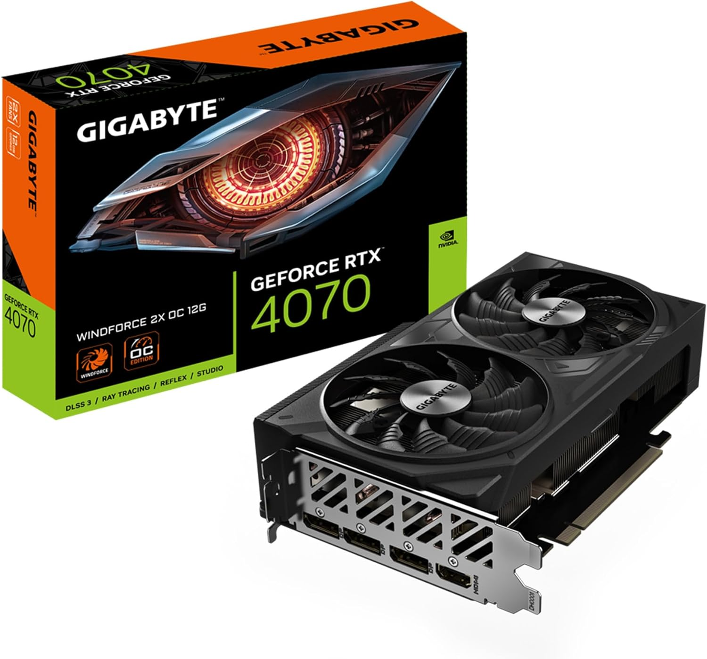 Gigabyte GeForce RTX 4070 2X OC 12GB (GV-N4070WF2OC)