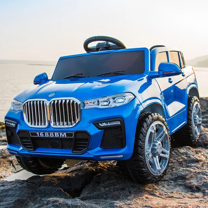 ბავშვის ელექტრო მანქანა BMW X8 BLUE - ბიგმარტი