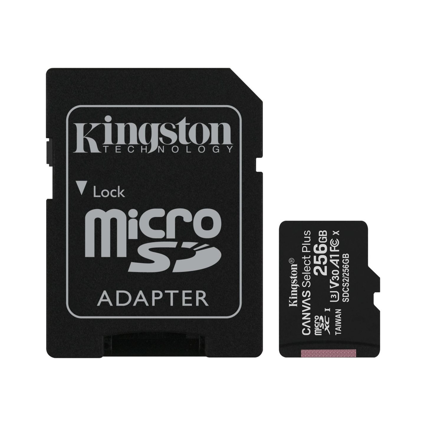 Kingston 256GB micro SDXC Canvas Select Plus With Adapter (SDCS2/256GB)