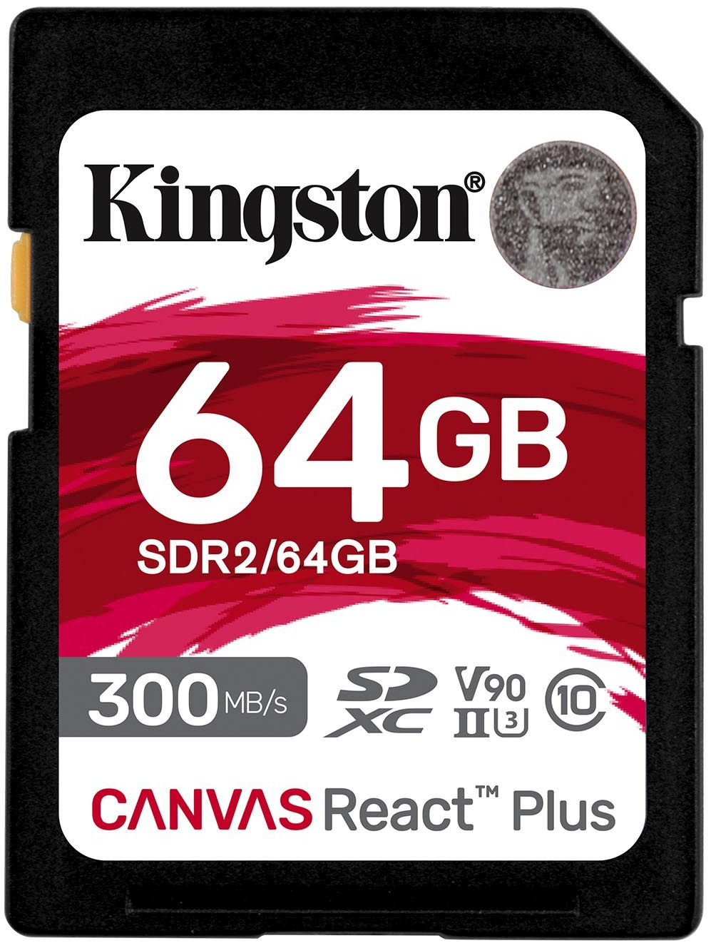 Kingston 64GB SDXC Canvas React Plus (SDR2/64GB)