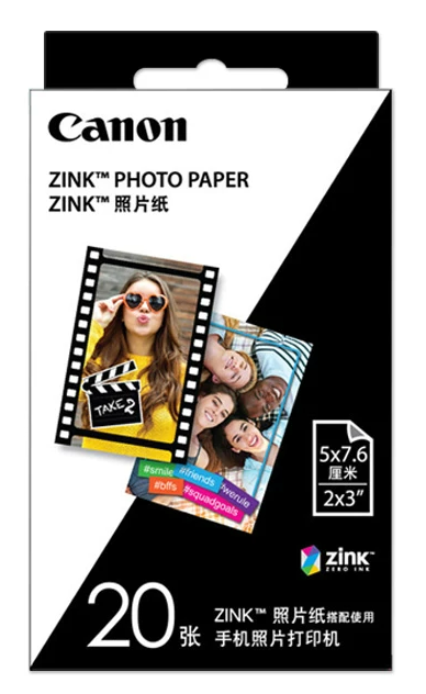 Canon Zoemini Zink Papers 20 Sheets (ZP-2030)