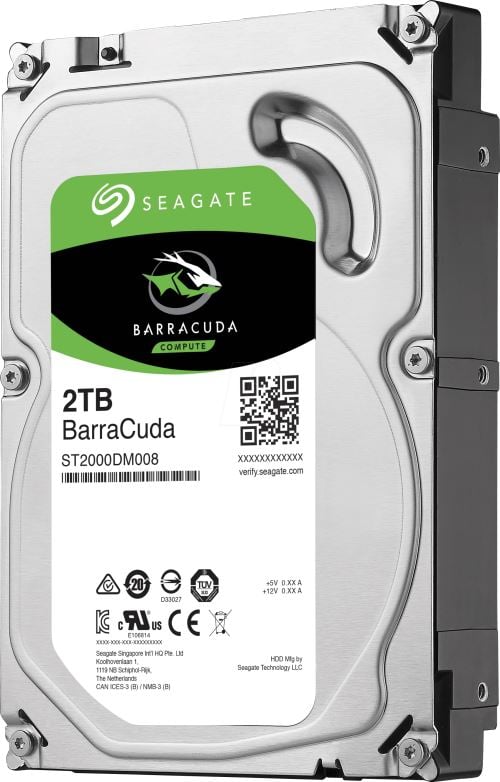 2TB Seagate ST2000DM008 Barracuda