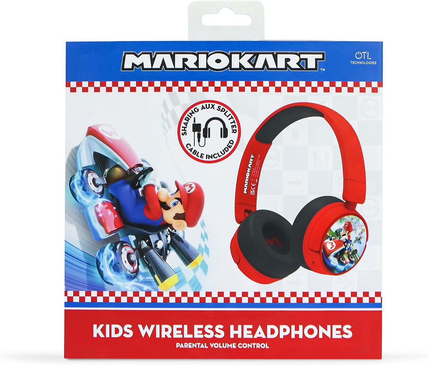 OTL Mario Kart Kids Wireless Headphone