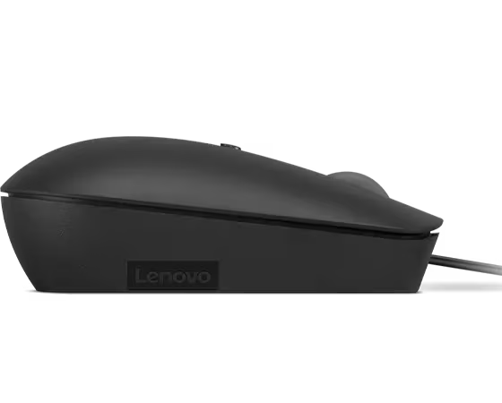 Lenovo 400 USB-C Wired Compact Mouse - Raven black