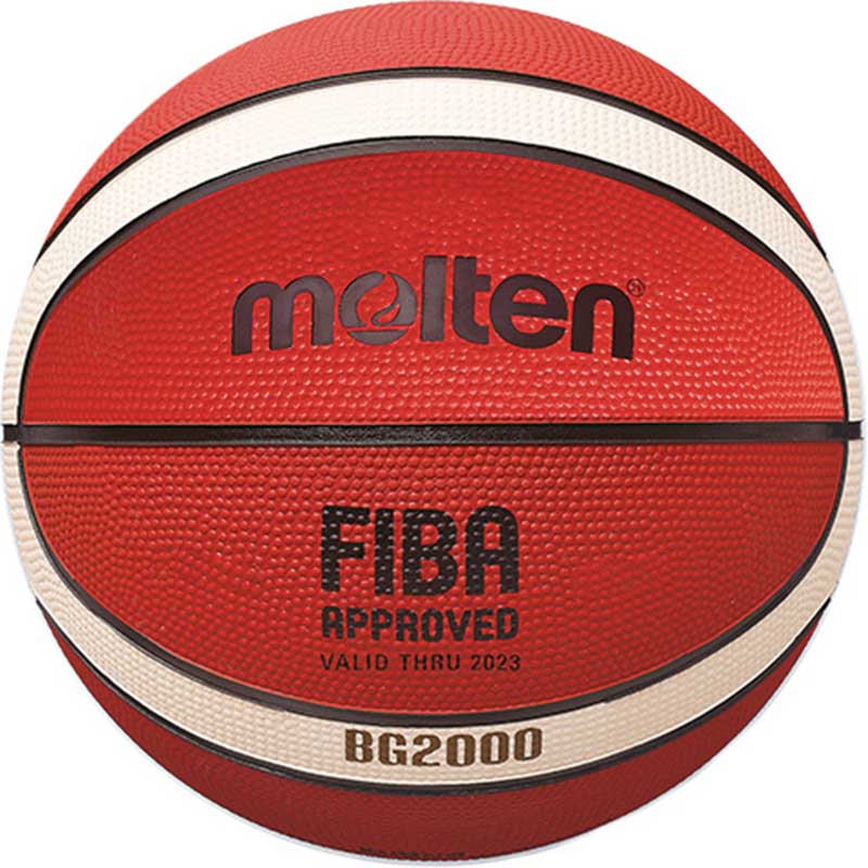კალათბურთის ბურთი MOLTEN B6G2000 FIBA RUBBER 6 D