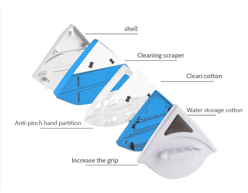 ფანჯრის გამწმენდი მაგნიტური ორმხრივი