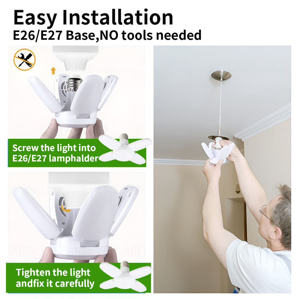 ნათურა, ფრთებიანი დასაკეცი, ელექტრო