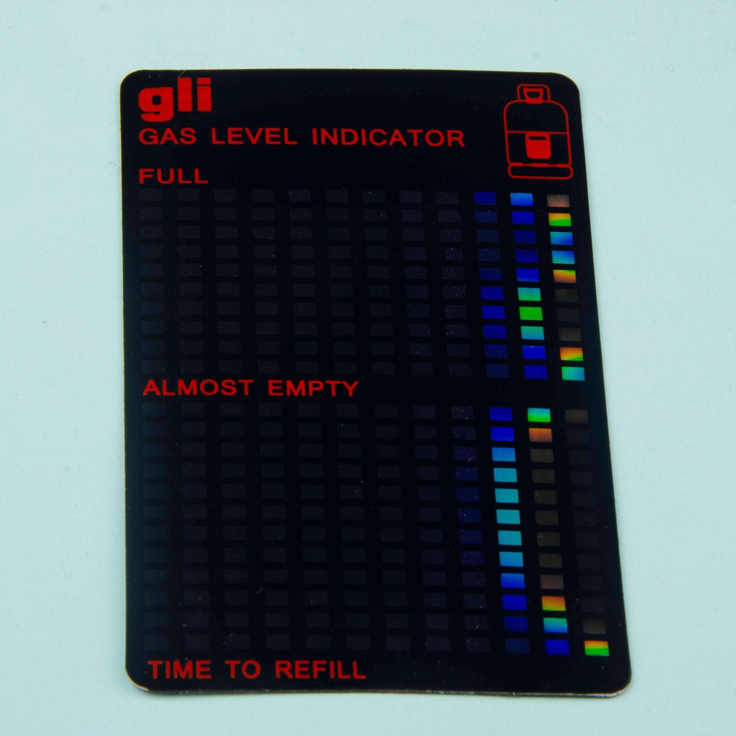 პროპანი გაზის ბალონის ტემპერატურის და დონის საზომი ინდიკატორი