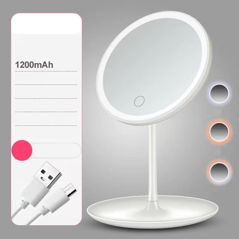 სარკე, მანათობელი, გამადიდებელი მაგნიტური მინი სარკით, ელექტრო