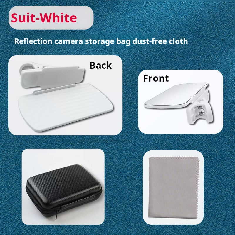 ტელეფონის კამერისთვის სამაგრი რეფლექტორი