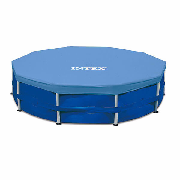 კარკასული აუზის ტენტი INTEX 12' ROUND FRAME SET EASY SWIMMING POOL DEBRIS COVER 28031